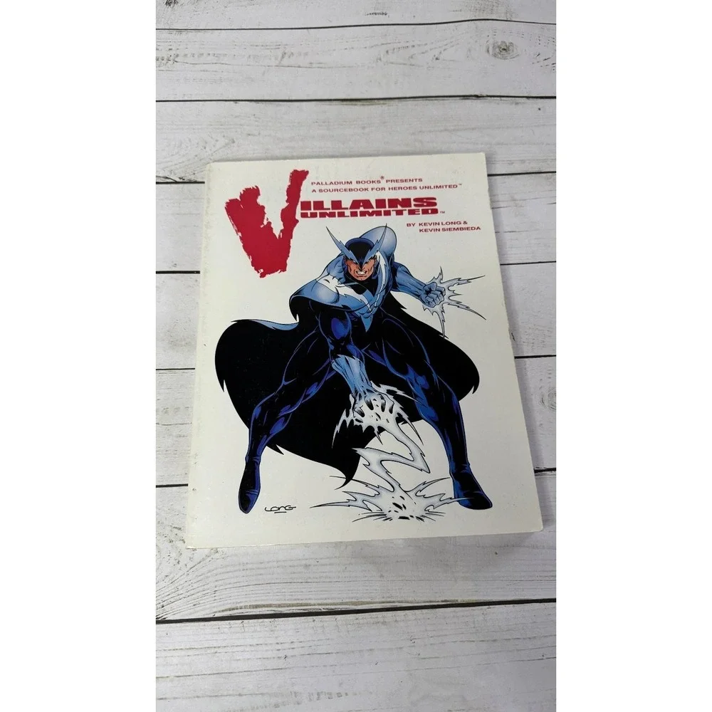 Villains Unlimited‎ Long Siembieda 1996 Third Print RPG Palladium Books